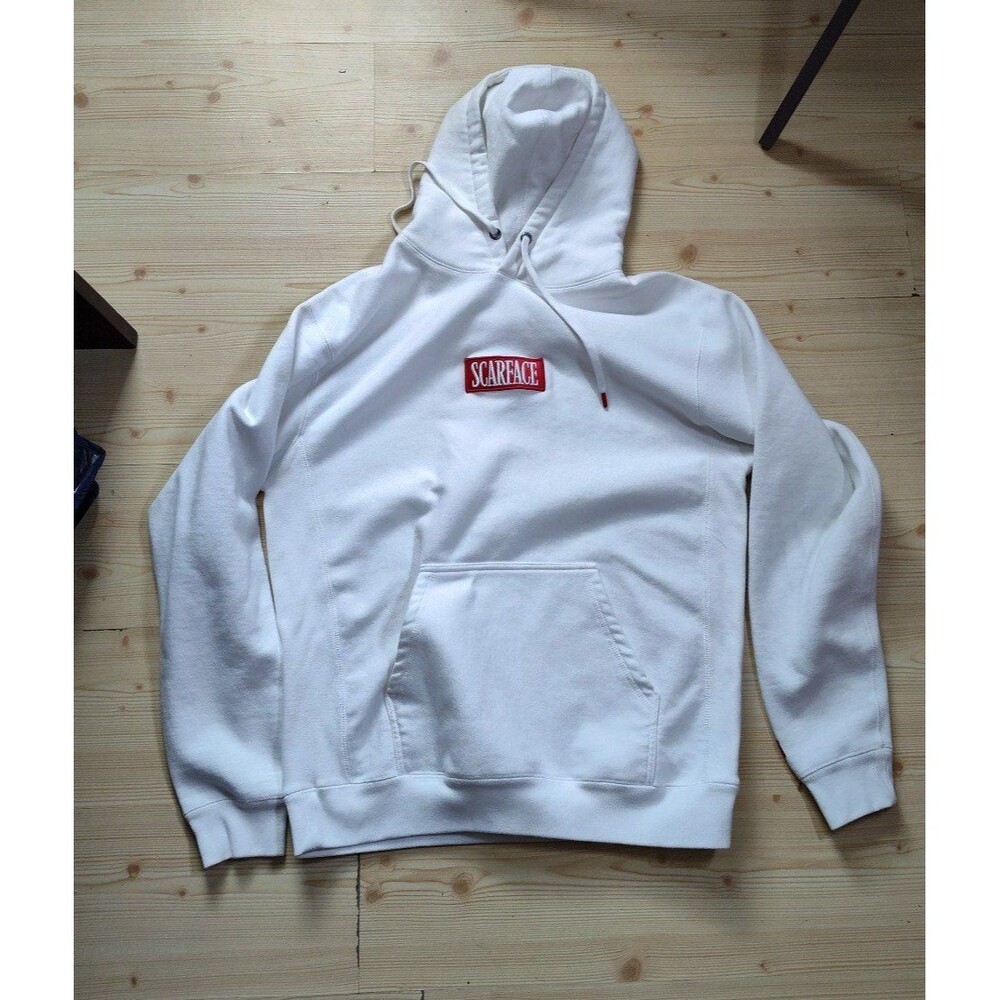 Scarface Shoe Palace Hoodie Mens XL white Limited Edition Pullover Sweatshirt.